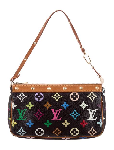 louis vuitton multicolor black pochette|Louis Vuitton Multicolor Pochette In Women's Bags & Handbags.